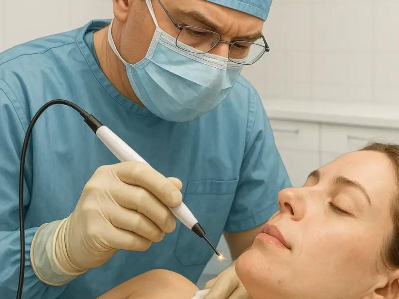 حذف خال و ضایعات پوستی با کوتر در کلینیک شاپرک