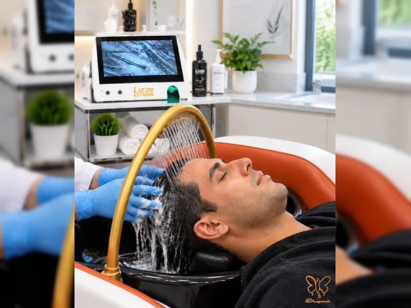 اسکالپ سر؛ پاکسازی تخصصی کف سر در کلینیک شاپرک طلایی