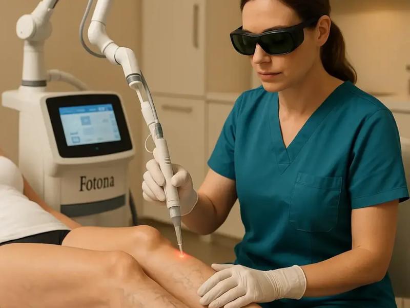 درمان قطعی واریس با لیزر فوتونا بدون جراحی و درد